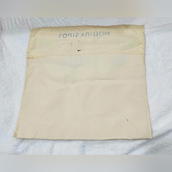 LOUIS VUITTON Empty Gift Flap Blue Dust Bag Cover Replacement Envelope Protector - Picture 3 of 7